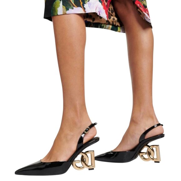 DOLCE & GABBANA Slingback Logo heel Size 40 IT, 9 US - Picture 10 of 12